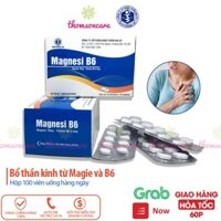 Bổ sung Magie B6 của dược Đại uy hộp 100 viên – giảm tê bì chân tay, hỗ trợ hệ thần kinh