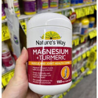Bổ Sung Magie Natures Way Magnesium Turmeric 150 Viên