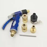 Bộ súng nước rửa xe lấy hiện vật gia dụng tất cả bằng đồng cao áp đầu súng chổi xe ô tô dụng cụ ống nước rửa xe máy hút bụi lau nhà cầm tay