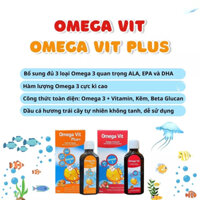 Bổ sung Omega 3 DHA EPA- Omega Vit từ dầu cá, khoáng chất