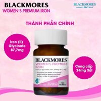 Bổ sung sắt cho bà bầu Blackmores 30 viên của Úc