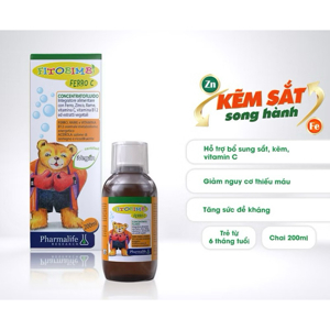 Bổ sung sắt cho trẻ FitoBimbi - Ferro C 200ml