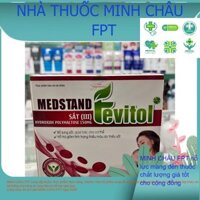 Bổ sung sắt và Acid folic cho bà bầu trước và sau sin-Dạng ống siro dễ uống Medstand Fevitol-Hộp 20 ống