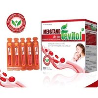 Bổ sung sắt và Acid folic cho bà bầu, trước sinh, sau sinh và em bé - Dạng ống siro dễ uống Medstand Fevitol