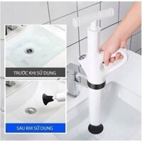 Bộ Súng Thông Tắc Bồn Cầu, Bồn Rửa, Cống Thoát Sàn, Bằng Khí Nén Hơi, Đa Năng