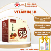 Bổ sung vitamin B1 B6 B12 và linh chi tăng sức đề kháng, giảm mệt mỏ - Vitamin 3B - Hộp 100 viên