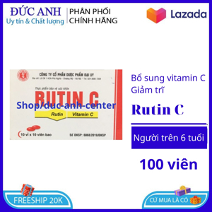 Bổ sung vitamin C Rutin-C