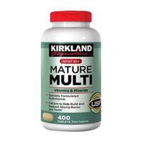 Bổ sung vitamin cho người trên 50 tuổi – Kirkland Mature Adults 50+ Multi 400 viên