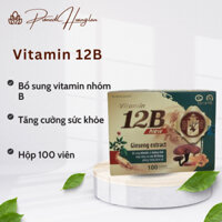 Bổ sung vitamin và dưỡng chất Vitamin 12B New Ginseng extract Hộp 100 Viên