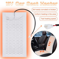 Bộ sưởi ấm ghế ô tô bằng sợi Carbon 12V đa năng Bộ bọc ghế ấm mùa đông phù hợp cho máy sưởi ghế