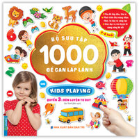Bộ Sưu Tập 1000 Đề Can Lấp Lánh 2-8 tuổi - QUYỂN 3  Rèn Luyện Tư Duy