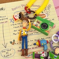 [Bộ sưu tập 10.000 người] Câu chuyện đồ chơi Móc khóa Máy ảnh Mini dễ thương Woody Bass Túi Mặt dây chuyền chìa khóa ô tô Quà tặng sinh viên cc20250318