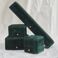 [Bộ sưu tập 10.000 người] Hộp trang sức cao cấp hình bát giác Bông tai Vòng cổ Mặt dây chuyền Vòng tay Vòng tay Vòng cổ ngọc trai Bảo quản Hộp quà tặng trang sức WH240401