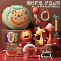 [Bộ sưu tập 1.100.000 người] Đồ chơi lục lạc cho trẻ sơ sinh Giáo dục sớm Cắn tay Lục lạc Miếng dán 0-1 tuổi Bé sơ sinh Bé gái 3 Quà tặng sinh nhật