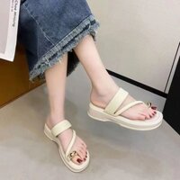 Bộ sưu tập 1283 người] 2025 358 bộ nhẫn ngón chân thời trang1283 người] 2025 358 bộ nhẫn ngón chân Thời trang mặc ngoài phù hợp Giày sandal nữ đế dày 3.18G