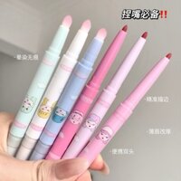 Bộ sưu tập 12k người, bút kẻ môi hai đầu cho học sinh trung học, tạo hình môi lâu trôi, không phai, son môi mờ sáng, tiện lợi và chống nước