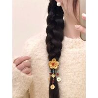 [Bộ sưu tập 15.000 người] [Hoa tiền] Phong cách cổ đại Vị thần giàu có Đồng xu kẹp tóc Hanfu Mũ đội đầu sườn xám năm mới Đêm giao thừa Phụ kiện tóc phong cách cổ xưa Kẹp tóc