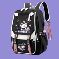 [Bộ sưu tập 2,50,000 người] Ba lô Sanrio Kuromi Melody Cinnamon Dog School Bag Girl Heart Dung tích lớn Ba lô giá trị cao cc20250224