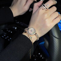 [Bộ sưu tập 2.60.000 người] Đồng hồ nàng tiên cá cao cấp Tính khí dành cho nữ Dây chuyền nhỏ Đồng hồ thạch anh nhẹ nhàng Đồng hồ nữ thời trang cao cấp sang trọng20250301