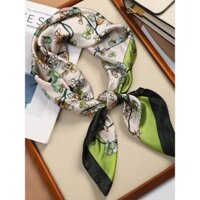 [Bộ sưu tập 70] Khăn lụa mới của phụ nữ thời trang Hoang Dã cảm giác cao cấp 70 khăn vuông phong cách Hàn Quốc Khăn Cổ mùa xuân và mùa thu Retro