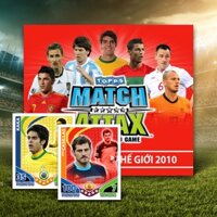 Bộ Sưu Tập 80 Thẻ Cầu Thủ In Album Match Attax 2010 Cúp Thế Giới