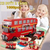 Bộ sưu tập bộ lego lớn 1000pcs: lego khủng long, lego xe cứu hộ, lego máy bay