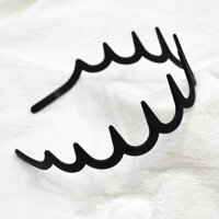 Bộ sưu tập bờm cài tóc nam nữ unisex răng lược thời trang - BN132 Nhựa Răng lược đen mờ