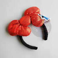 Bộ sưu tập bờm cài tóc tai chuột có nơ lấp lánh cho bé gái số 3