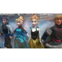Bộ Sưu Tập Búp Bê Disney 2 Công Chúa Và 2 Hoàng Tử