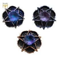 Bộ sưu tập cơ sở để trang trí nội thất Điêu khắc Tượng hoa Pentagram cho phòng khách Máy tính để bàn Tủ tân gia Hành lang