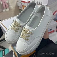 [Bộ sưu tập của 2073 người] Giày đơn nữ 2025 giày trắng phong cách mới Giày nữ đế cao su giày thường đế mềm da mềm