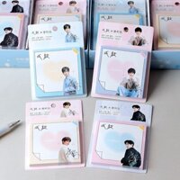[Bộ sưu tập của 2745 người] Cheng Yi Post-IT có chữ ký ghi chú xung quanh ngôi sao có giá trị cao, sổ tay, giấy dán N lần, Sổ ghi chú, sổ nhỏ 4.2
