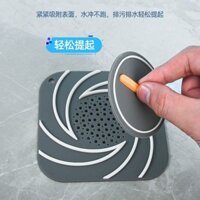 [Bộ sưu tập của 6413 người] Nắp thoát sàn thông dụng Silicone, nhà tắm, lưới lọc tóc, chống mùi, bịt kín, dụng cụ thần thánh