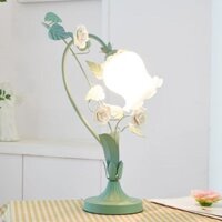 [Bộ sưu tập của 7936 người] Đèn bàn trang trí hoa Lily of the Valley sáng tạo Đèn ngủ trong nhà đám cưới Đèn đầu giường cắm điện để bàn kiểu Pháp ấm áp