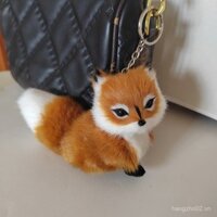 [Bộ sưu tập của 9921 người] Túi Mini Mặt dây chuyền sang trọng siêu dễ thương Ba Lô Móc Khóa Mặt Dây Chuyền Cáo sang trọng dễ thương phụ kiện treo