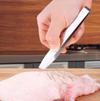 Bộ sưu tập dụng cụ tiện lợi làm tôm, cua, cá, thịt, sò và các dụng cụ thông minh khác nên có trong mọi gia đình - IN19 nhíp nhổ lông