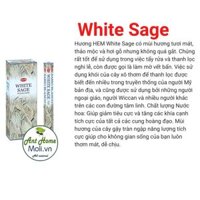 Bộ sưu tập hương nhang HEM các hương thơm cỏ cây hoa lá - White Sage HEM71