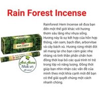 Bộ sưu tập hương nhang HEM các hương thơm cỏ cây hoa lá - Rain Forest HEM65