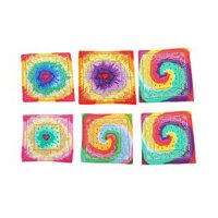 Bộ sưu tập khăn bandana sắc màu dễ thương 54x54cm - BND09Pháo hoa random, BND09Pháo hoa random