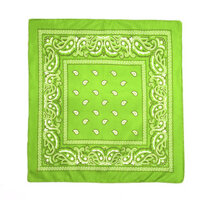 Bộ sưu tập khăn vuông cotton bandana turban XO Vintage BDN01 54x54cm - BDN01.2 Xanh non