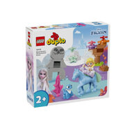 Bộ sưu tập LEGO Depot 10418 Elsa và Bruni Forest Adventure Boy Girl Gift Block