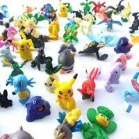 ♗Bộ sưu tập mô hình đồ chơi Pokemon Go 72 Pcs không trùng nhau, anime chibi vui nhộn cho bé nhập vai, trang trí - New4al