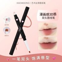[Bộ sưu tập người 1150] Bàn chải lót môi hai đầu Phác thảo hình môi Son môi màu nghệ sĩ lâu trôi Matte Mới bắt đầu chống thấm nước Di động chống mồ hôi