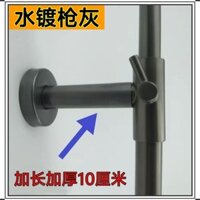 [Bộ sưu tập người 1466] Súng mạ nước đục lỗ Ghế treo tường dày màu xám Đế cố định mở rộng Giá đỡ vòi hoa sen bằng thép không gỉ Giá đỡ có thể thu vào