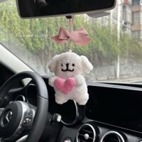 [Bộ sưu tập người 1704] Little Red Book Girl Heart Puppy Trang trí Túi đựng chó con tình yêu Hàn Quốc Giá trị cao20250219