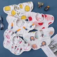 [Bộ sưu tập người 1779] 3 / 10 Gói Khăn nước bọt cho bé bằng Cotton nguyên chất thấm hút cho bé sơ sinh ăn Khăn yếm trẻ em 25.2.9
