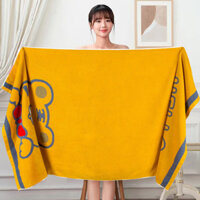 [Bộ sưu tập người 2068] Khăn tắm hoạt hình dễ thương Khăn lớn Không xơ thấm nước Nam Nữ Cặp đôi Người lớn Trẻ em Khăn quấn