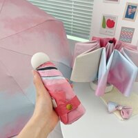 Bộ sưu tập người 2083 Ô màu Gradient Nữ Ô chống nắng tự động gấp giá trị cao Ô dù công dụng kép Ô che nắng Niche Campus 3.