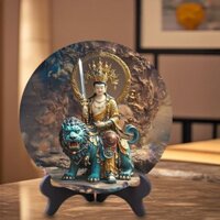 Bộ sưu tập người 3030 Bốn Bồ Tát Manjusri Samantabhadra Avalokitesvara Ksitigarbha Đồ trang trí Quà tặng Phòng ngủ học phong cách Trung Quốc Bàn bạn bè Người lớn tuổi 2-14-