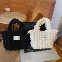 [Bộ sưu tập người 3607] Túi bong bóng đám mây xếp li Hàn Quốc dành cho nữ Túi Tote đeo vai phù hợp cho học sinh Túi xách di động đi chơi